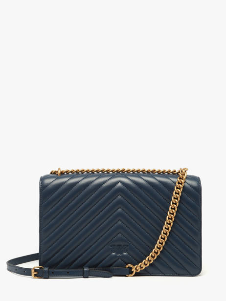 Cross Body Tas Love Bag Quilt Leder Pinko Blauw love bag quilt A0GK ander zicht 4